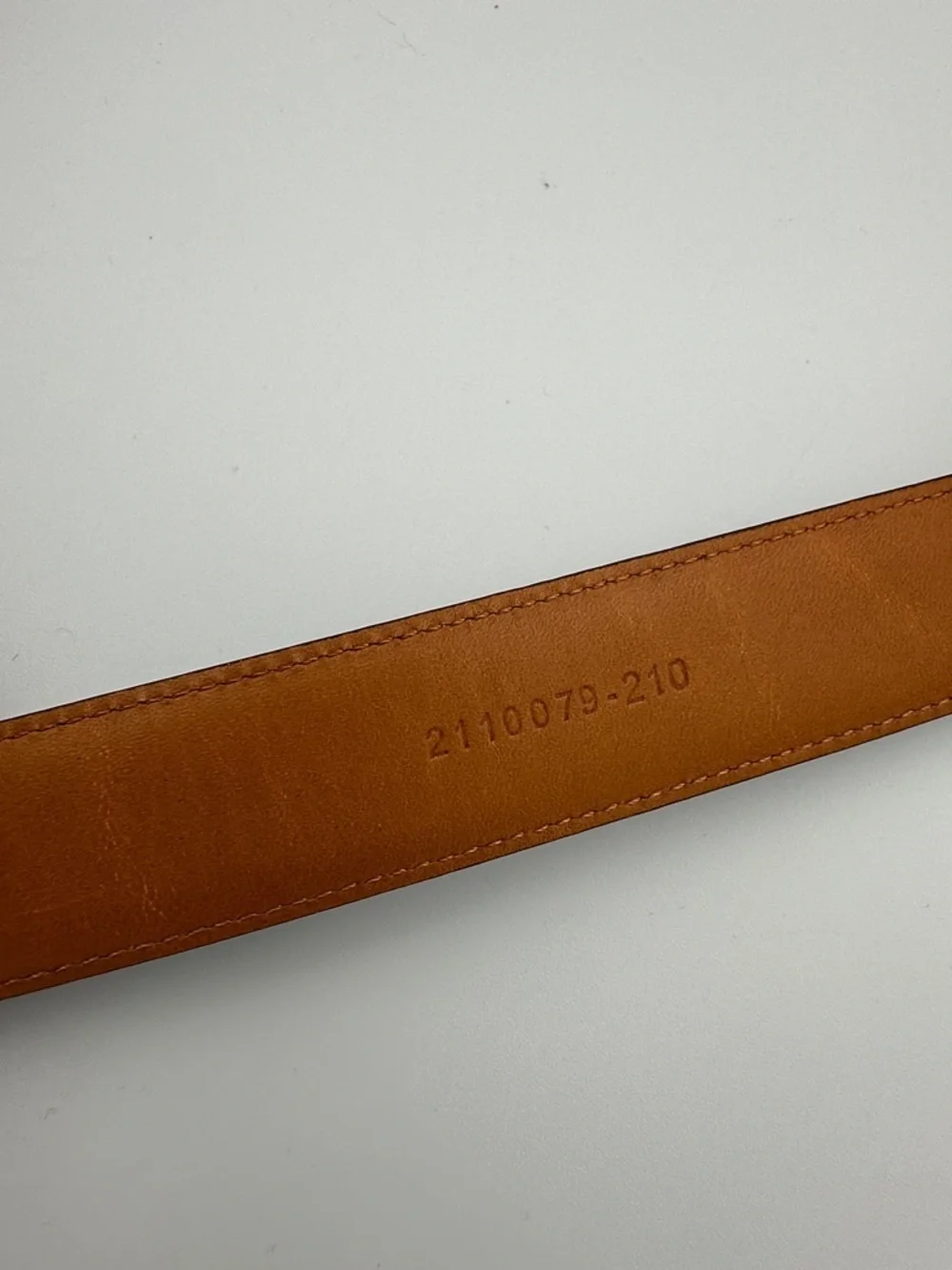 Polo Ralph Lauren Vintage Italian Leather Belt Sz34 Used